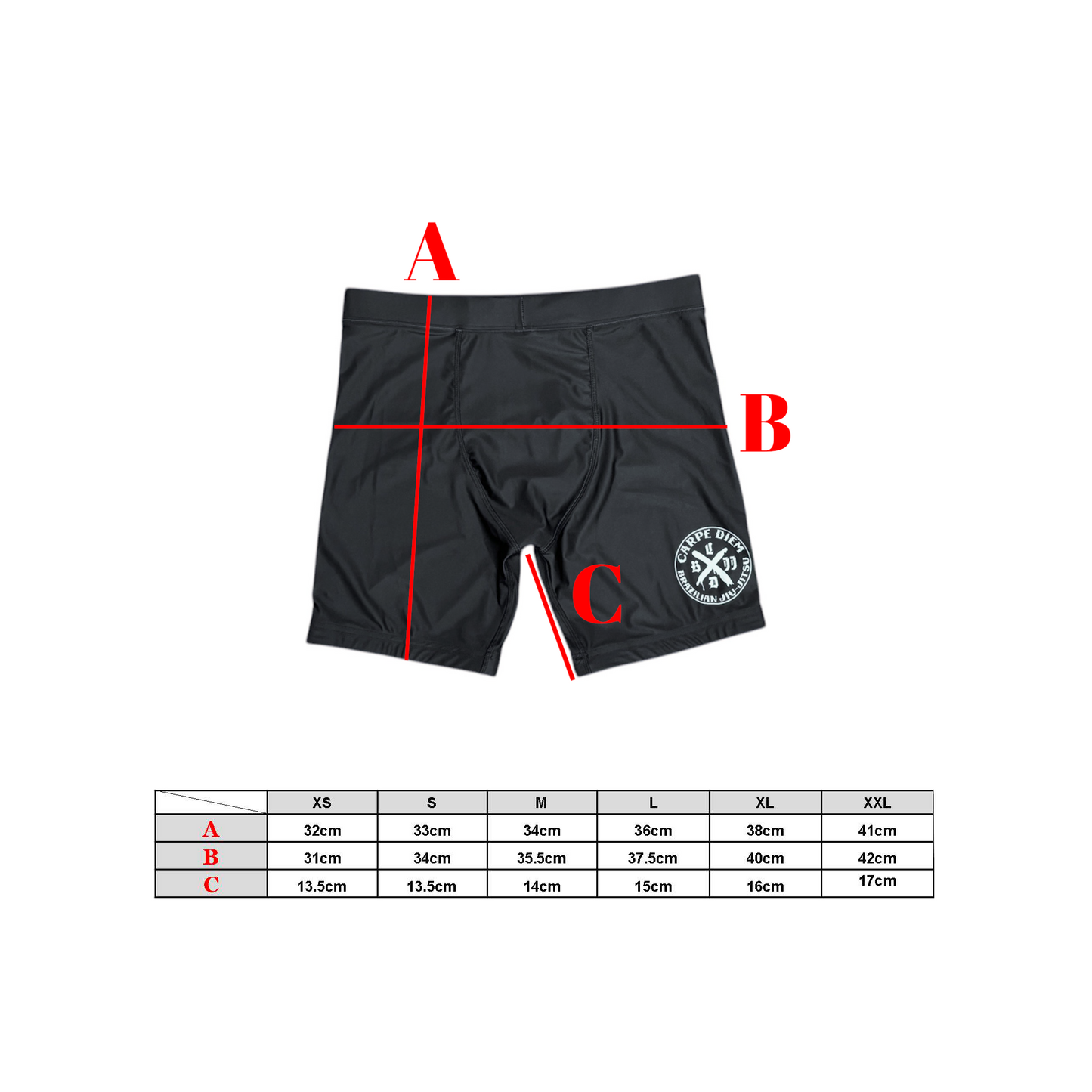 CARPE DIEM Fight Half Spats - Black