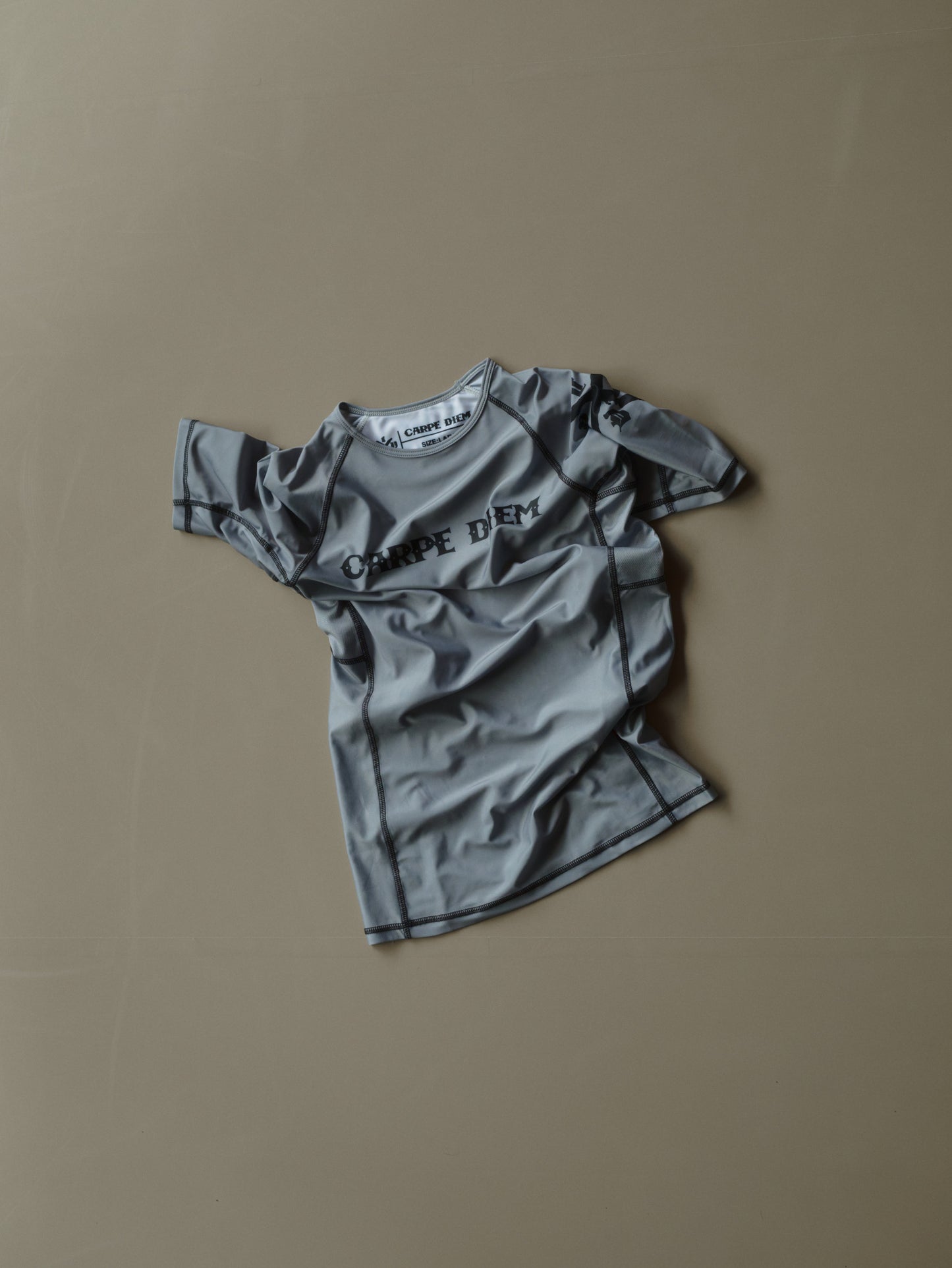 Short Sleeve Rash Guard - Gray