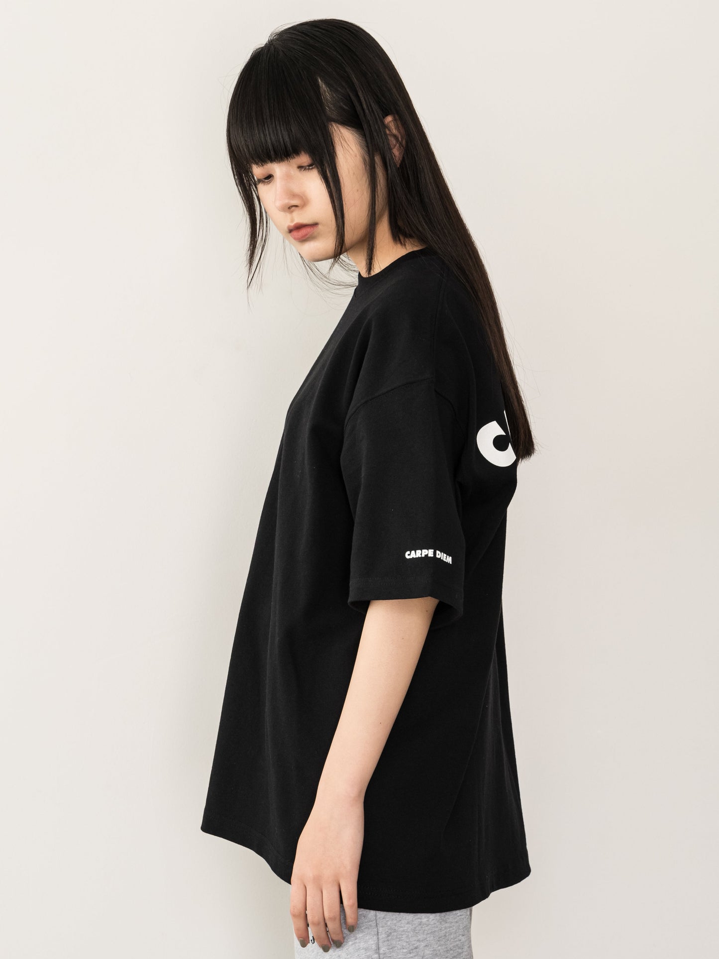 CARPE DIEM Super Heavy T-shirt - Black