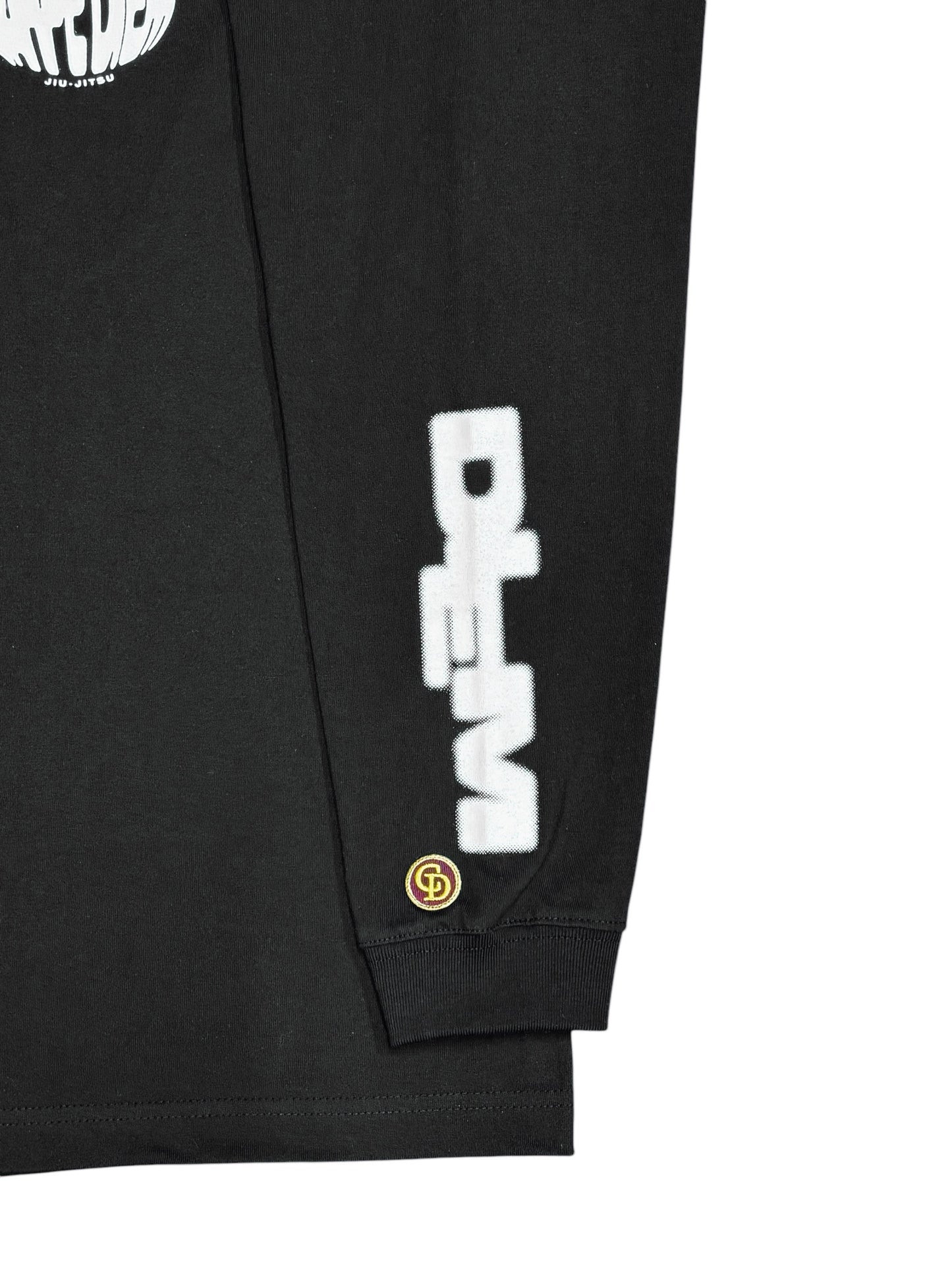 CARPE DIEM Oval Logo L/S T-shirt - Black【Premium】
