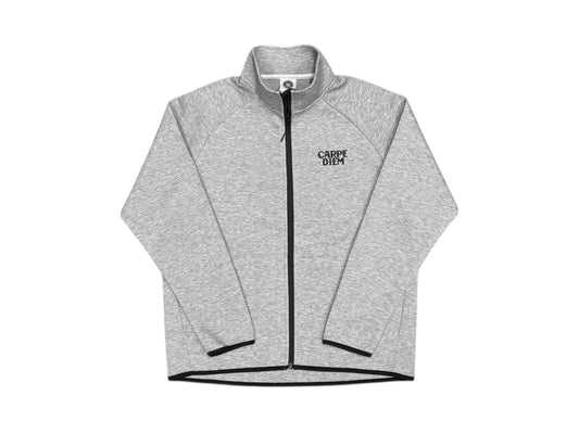 CARPE DIEM EMBROIDERY FULL-ZIP - Gray