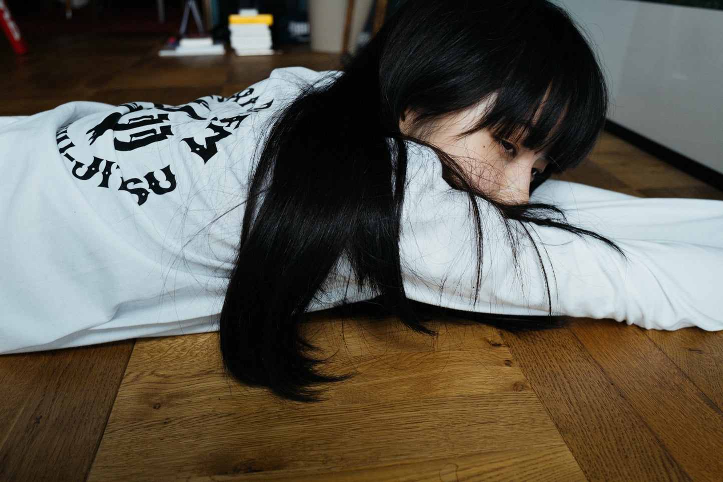 Logo Long-Sleeve T-shirt - White【CD Standard】