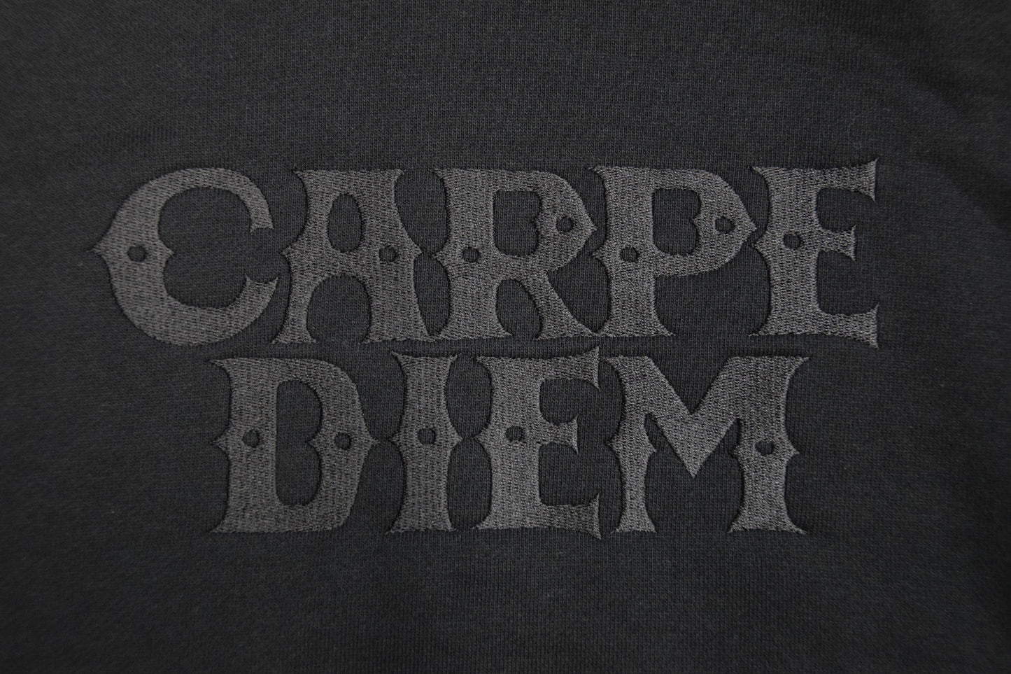 CARPE DIEM Premium Hoodie - Embroidery【Premium】