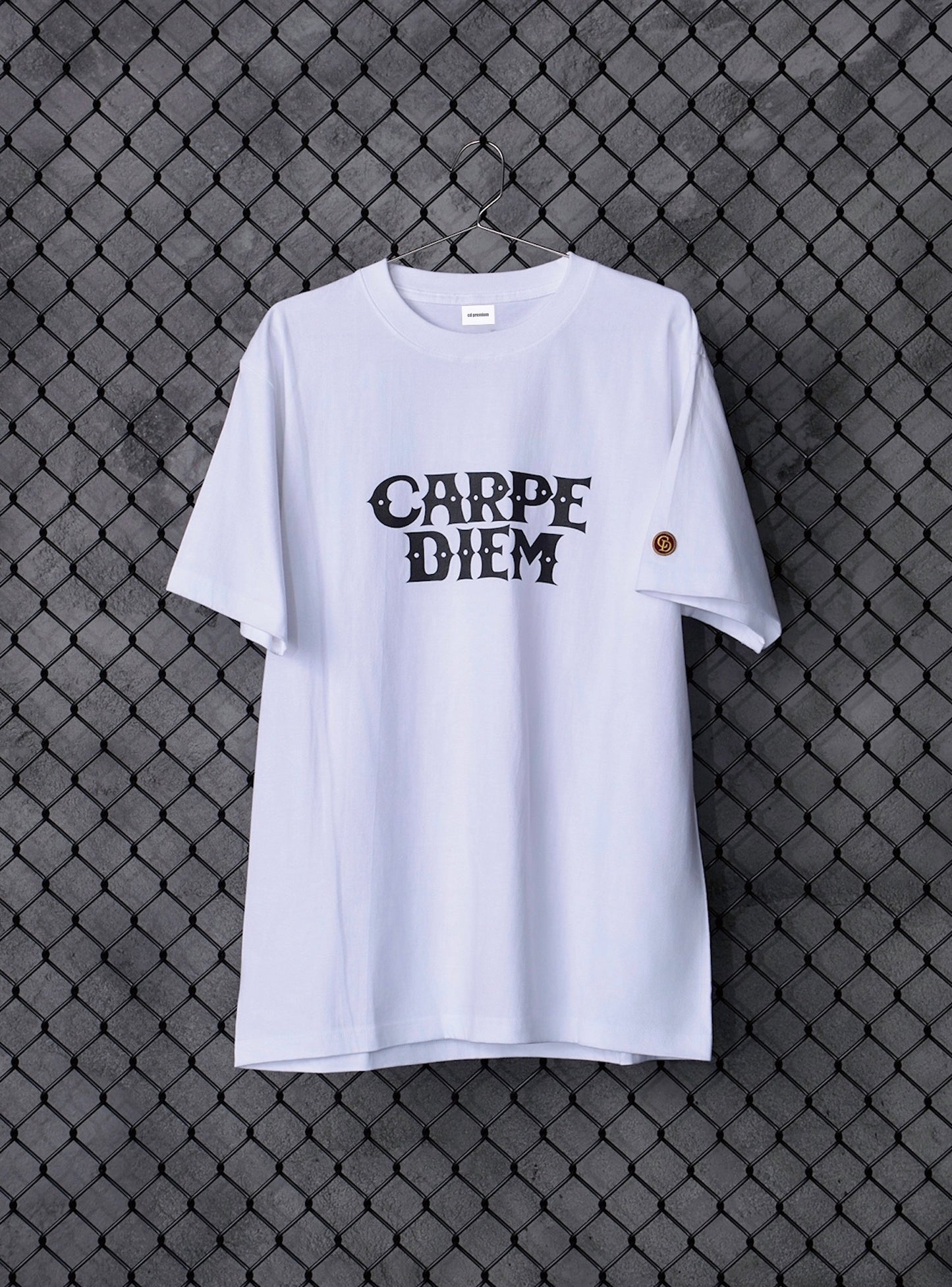 CARPE DIEM T-shirt - White【Premium】