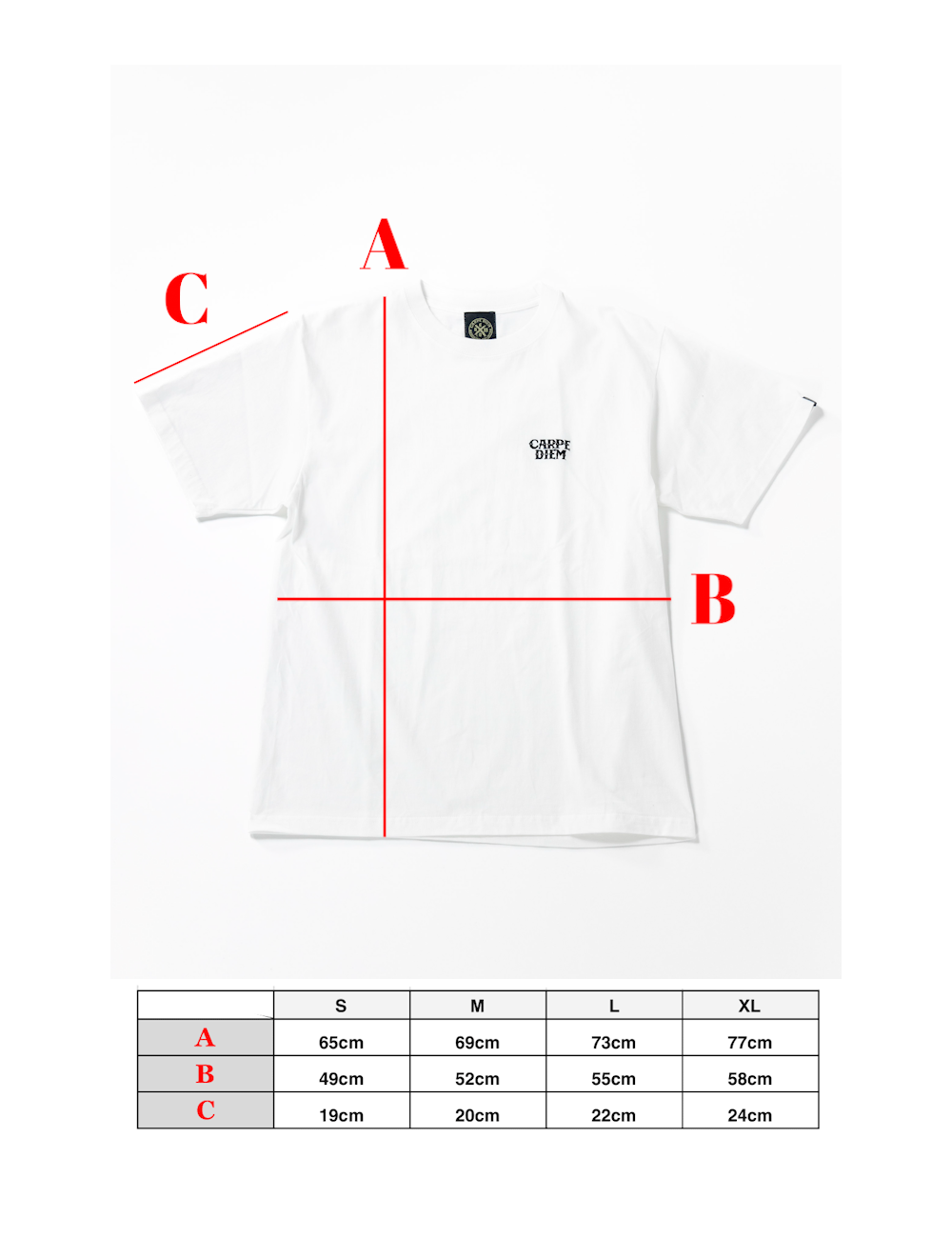 【JH+CARPE DIEM】SMALL two-tiered T-shirt