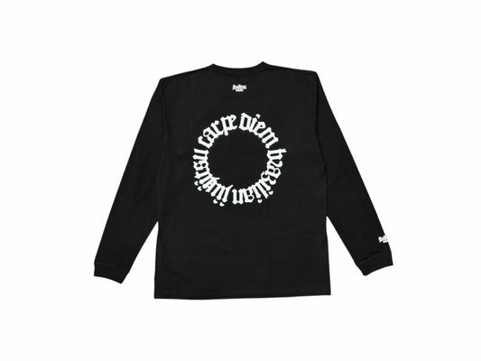 Circle Logo L/S T-shirt - Black【Premium】