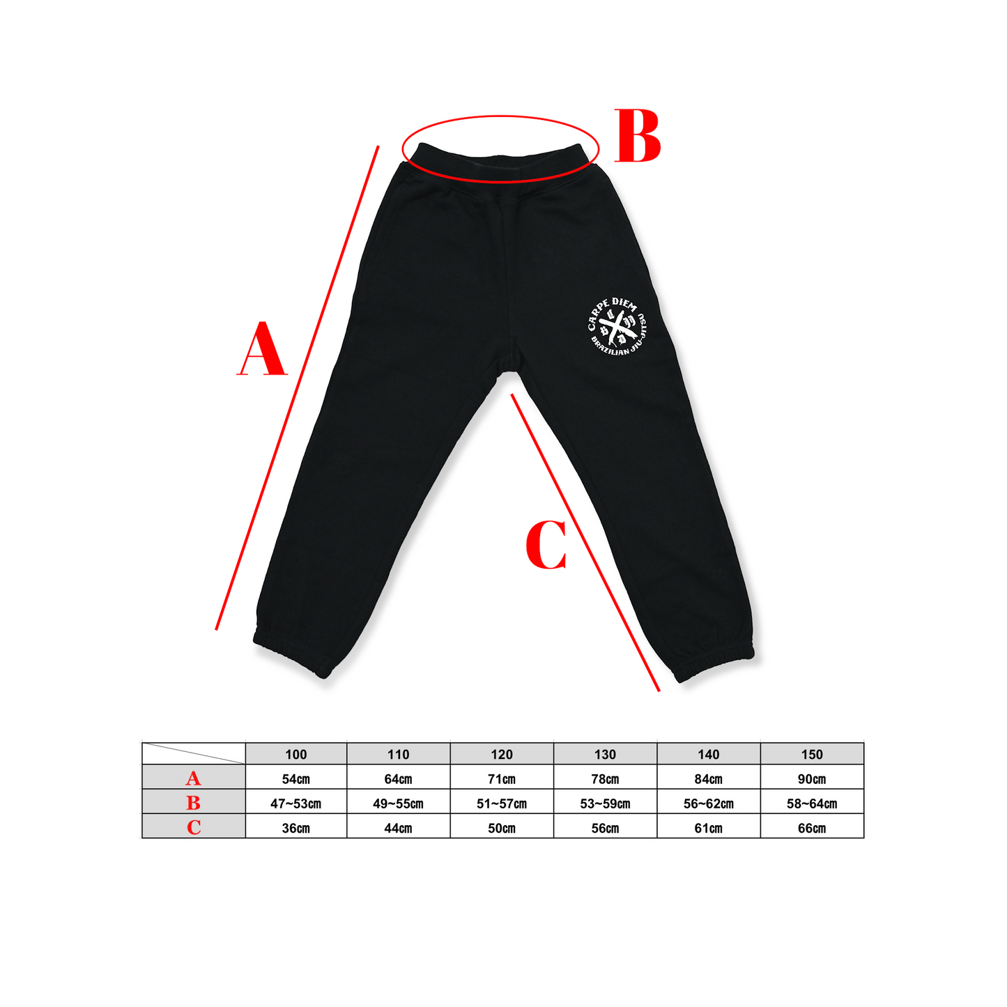 【KIDS】Sweat pants - Black 【CD Standard】