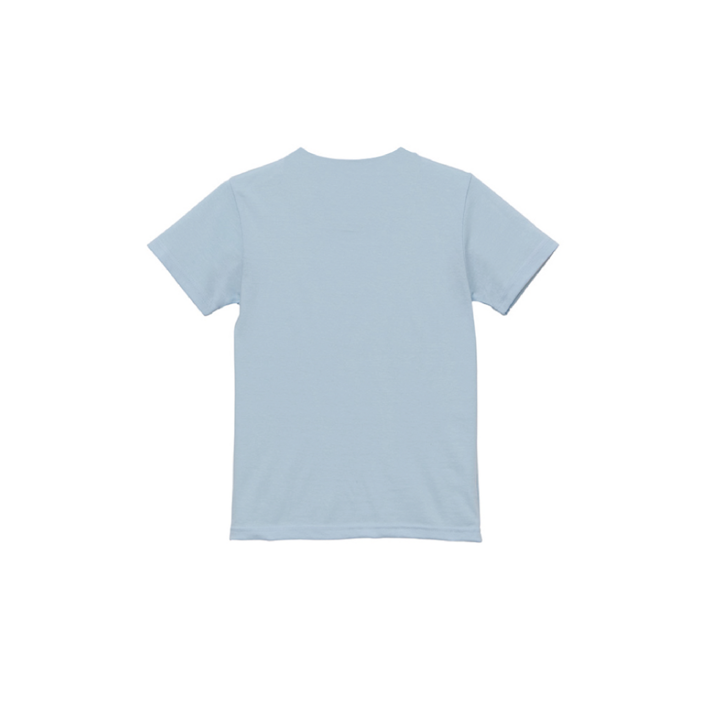 【KIDS】Cursive Logo T-shirt - Light Blue