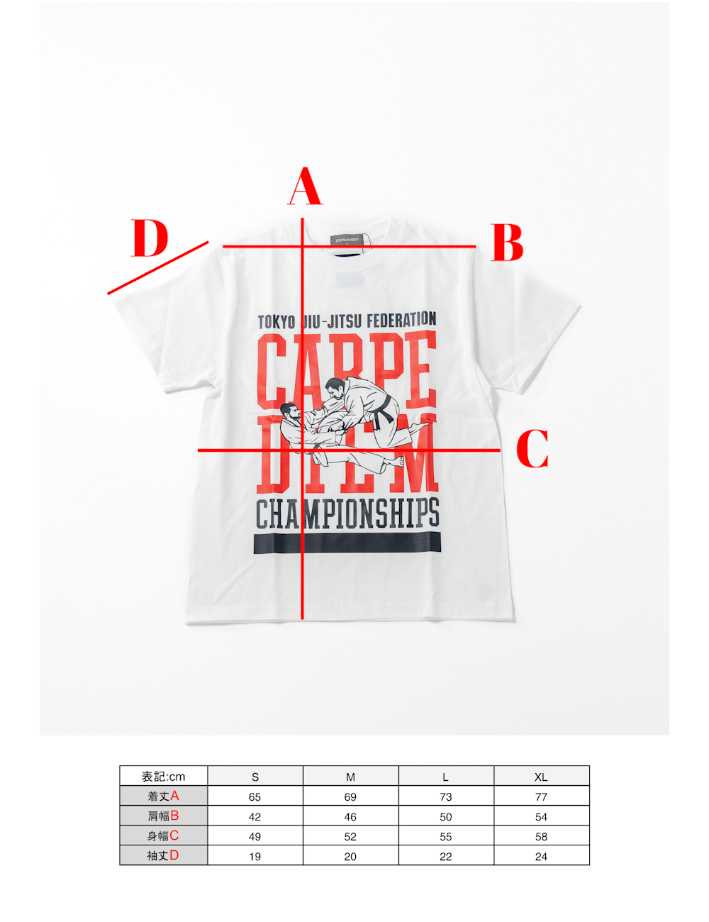 【JH+CARPE DIEM】JOHN&KASEY CHAMPIONSHIPS T-SHIRTS