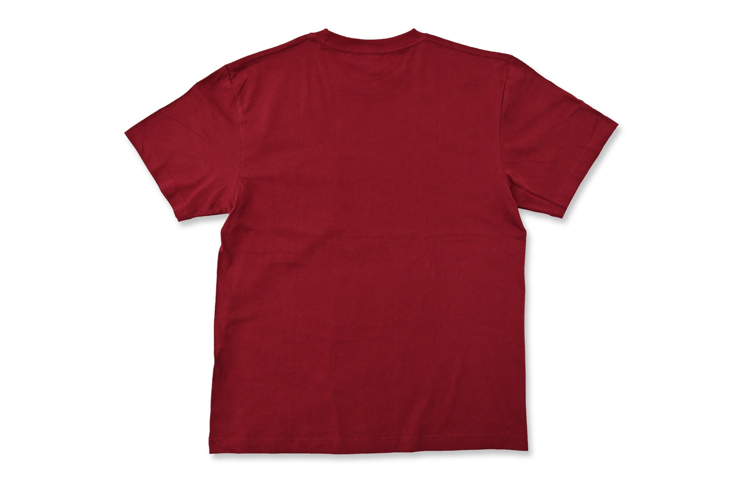 Embroidery logo pocket-T-shirt - Burgundy