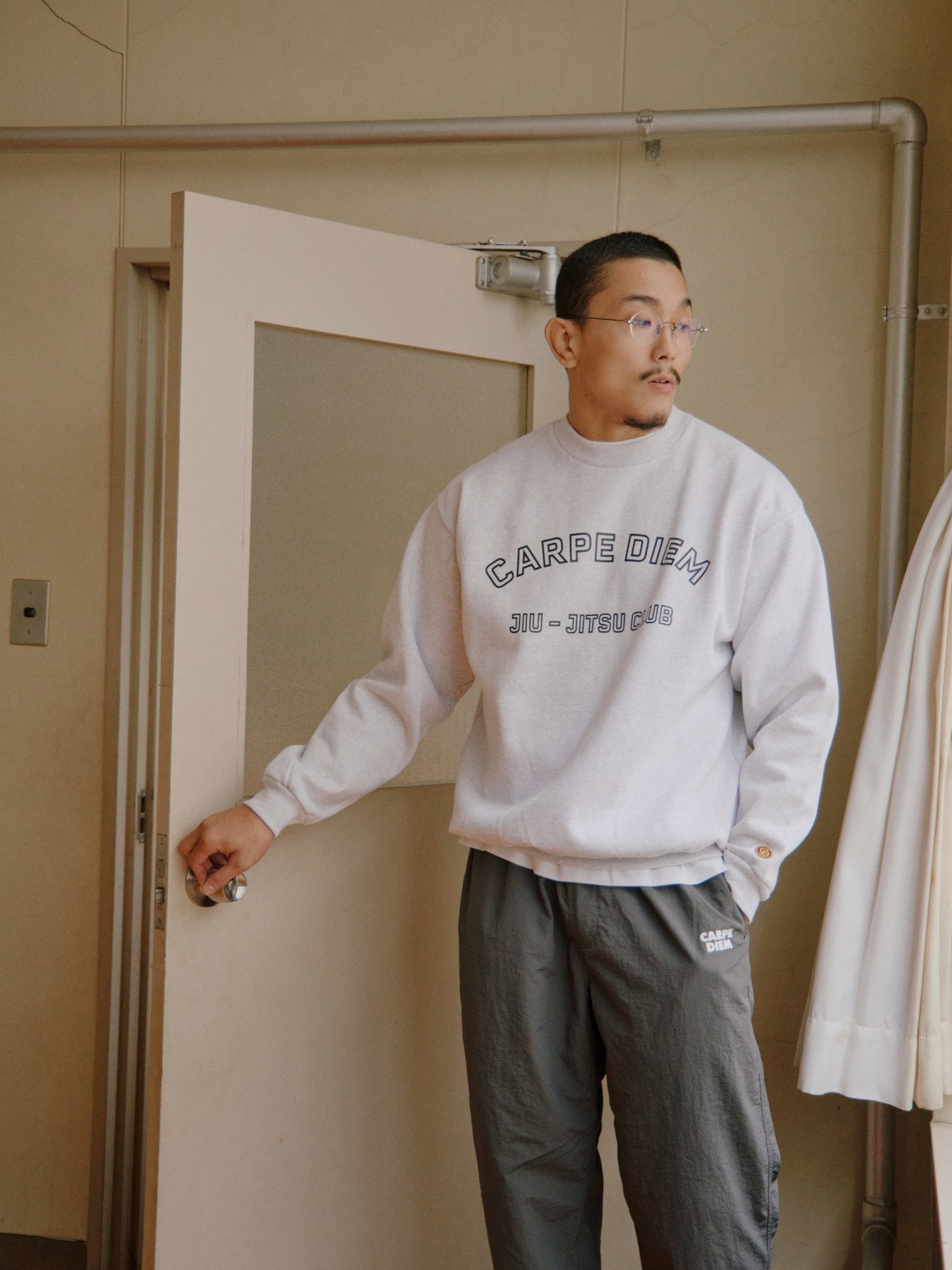 CARPE DIEM HEAVY SWEAT - Gray【Premium】