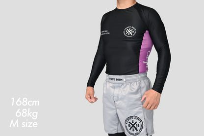 Ranked Rash Guard - Purple (Long Sleeve)