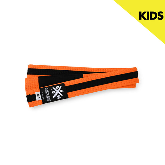 【KIDS】Logo Belt - Orange/Black