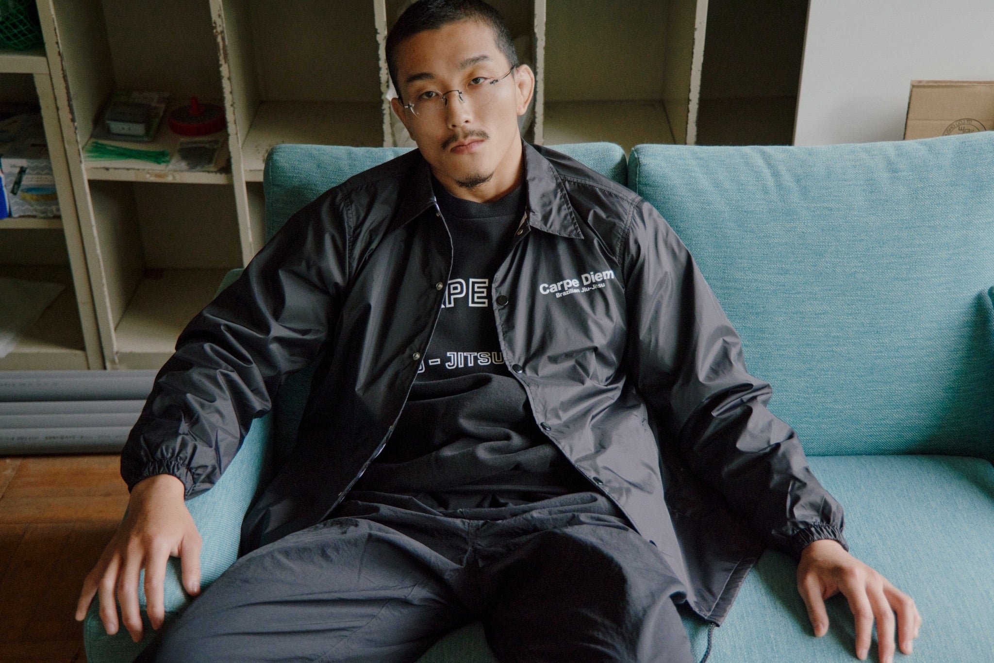 CARPE DIEM COACH JACKET - Black – CARPE DIEM BJJ ONLINE STORE