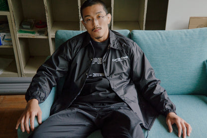 CARPE DIEM COACH JACKET - Black