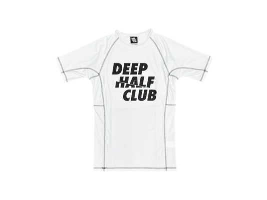 【2026年6月12日12:00販売開始】DEEP HALF CLUB Rash Guard - White