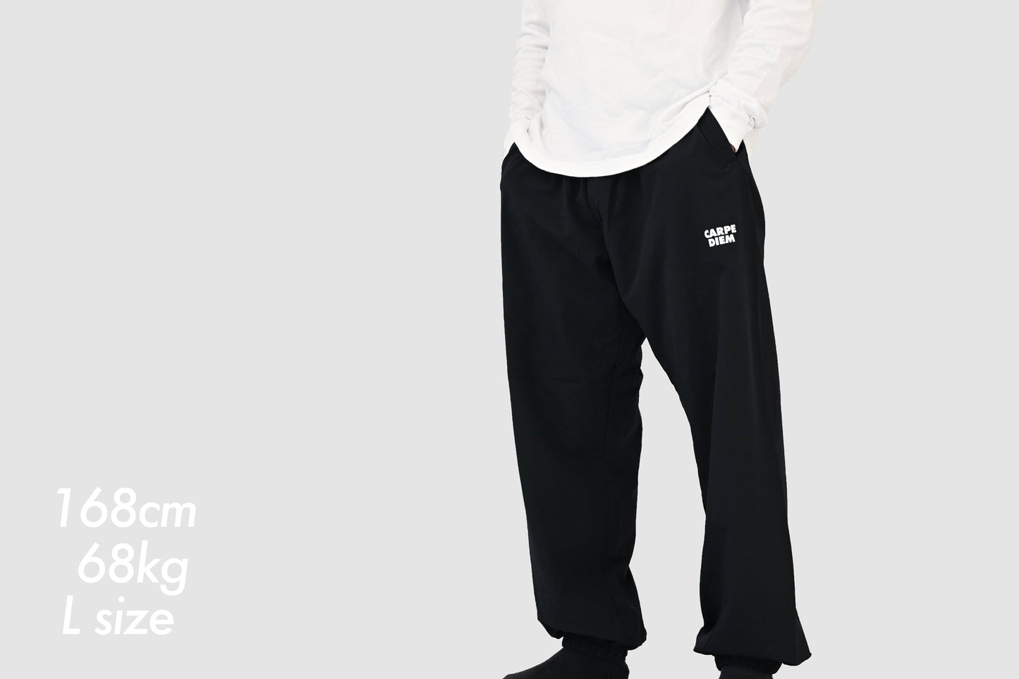 CARPE DIEM Nylon Pants - Black