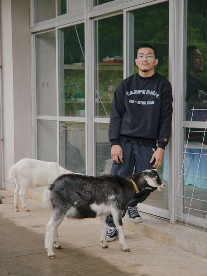 CARPE DIEM HEAVY SWEAT - Black【Premium】