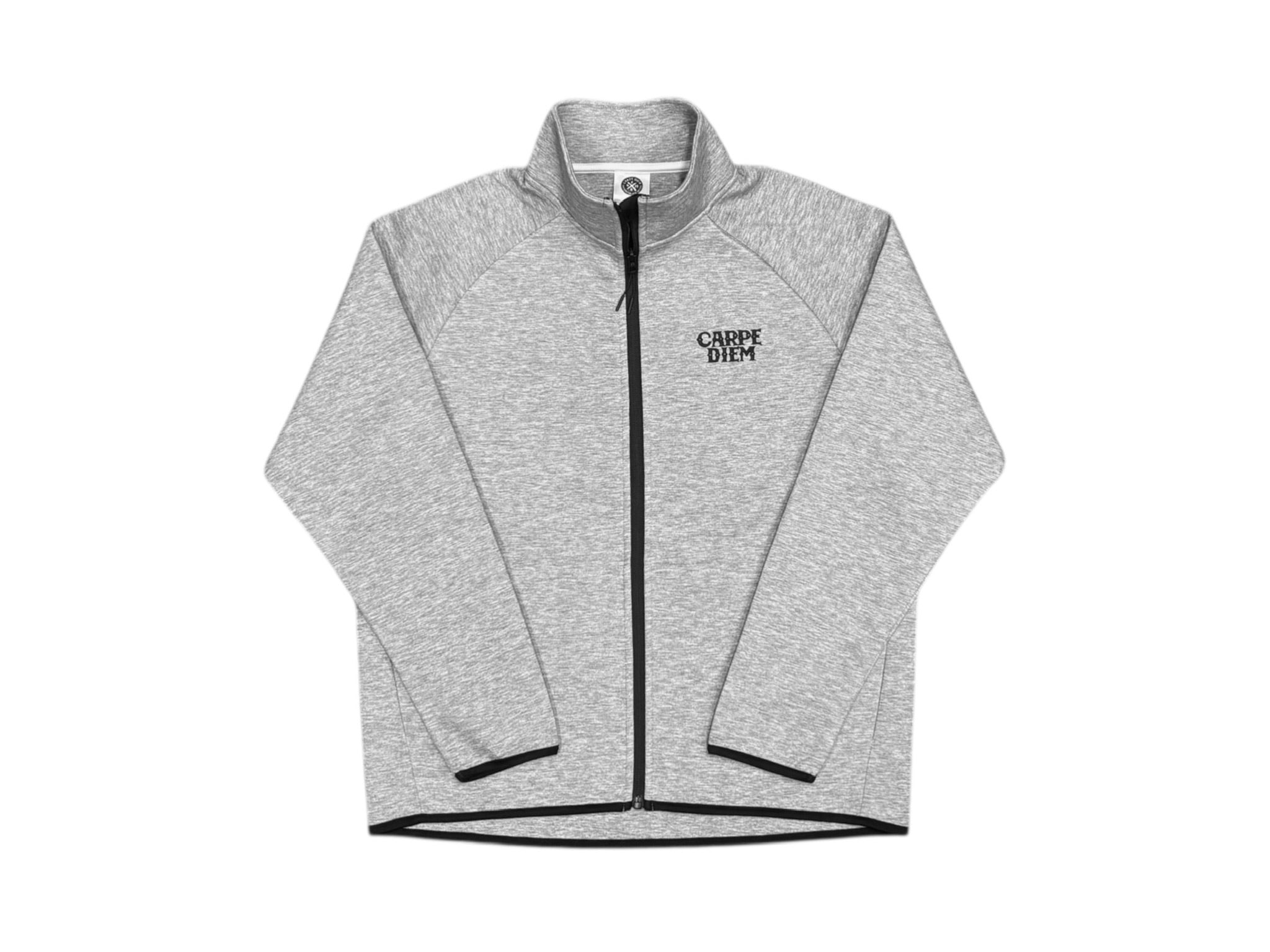Carpediemです CARPE DIEM EMBROIDERY FULL-ZIP - Gray – CARPE DIEM BJJ ONLINE STORE