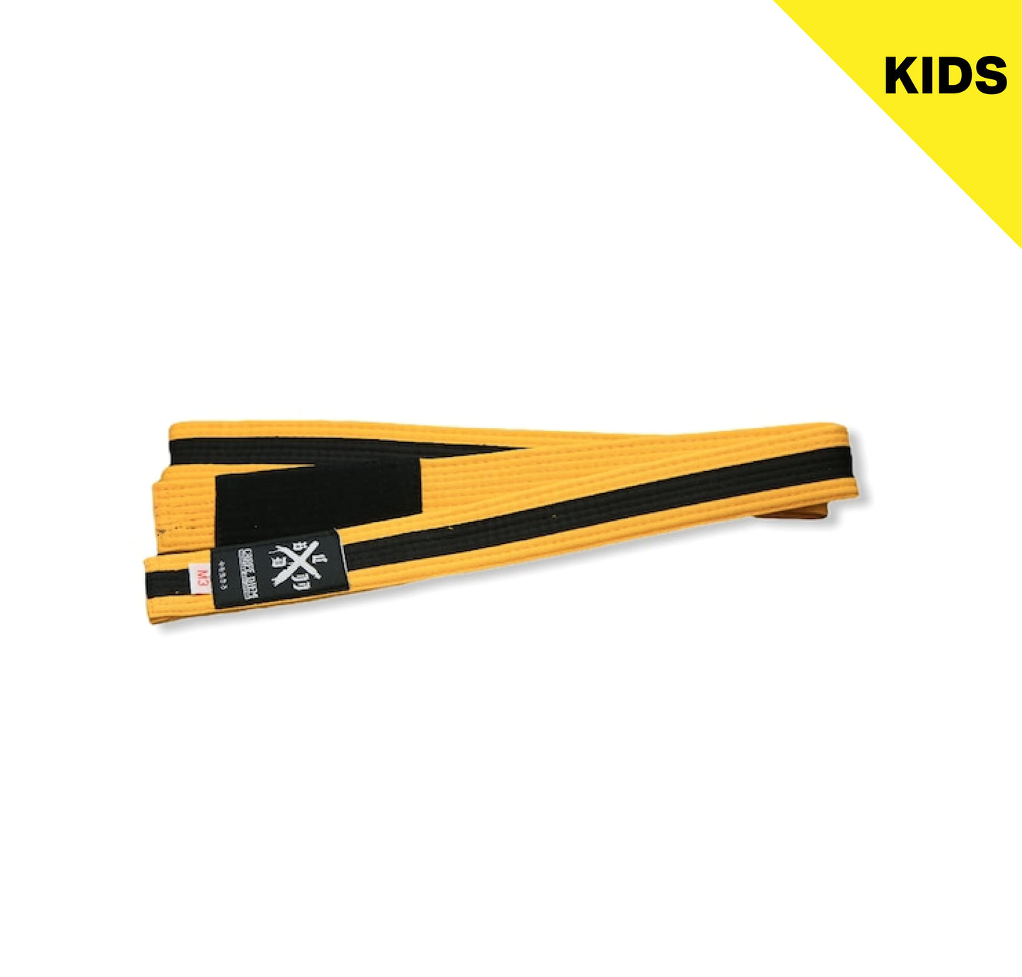 【KIDS】Logo Belt - Yellow/Black