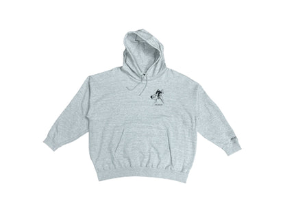 BJJ Illustrated Hoodie - Grey