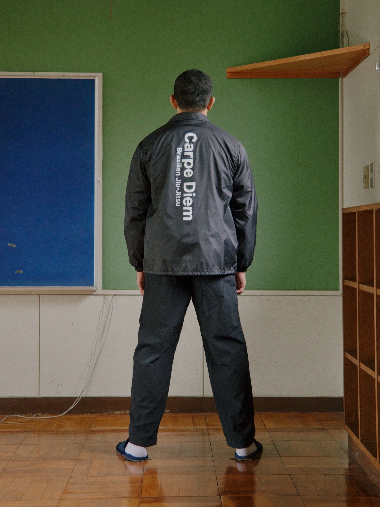 CARPE DIEM COACH JACKET - Black – CARPE DIEM BJJ ONLINE STORE