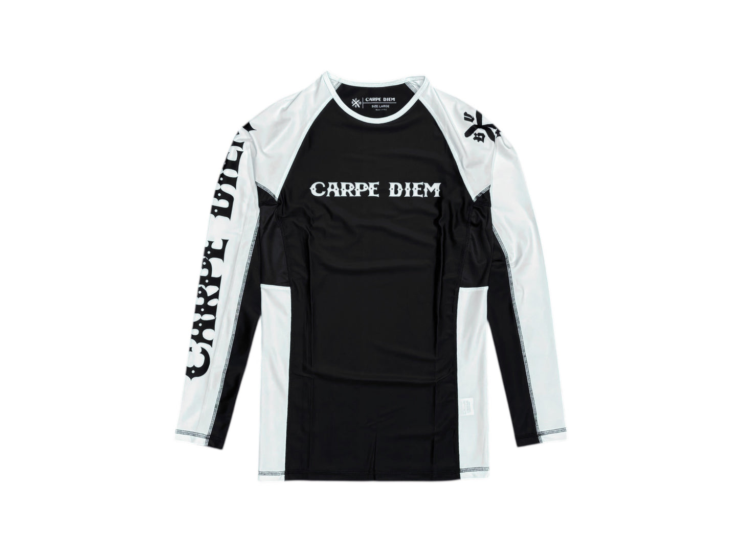 Ranked Rash Guard Ver.2 - White (Long Sleeve)