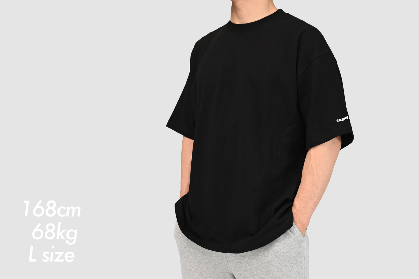 CARPE DIEM Super Heavy T-shirt - Black