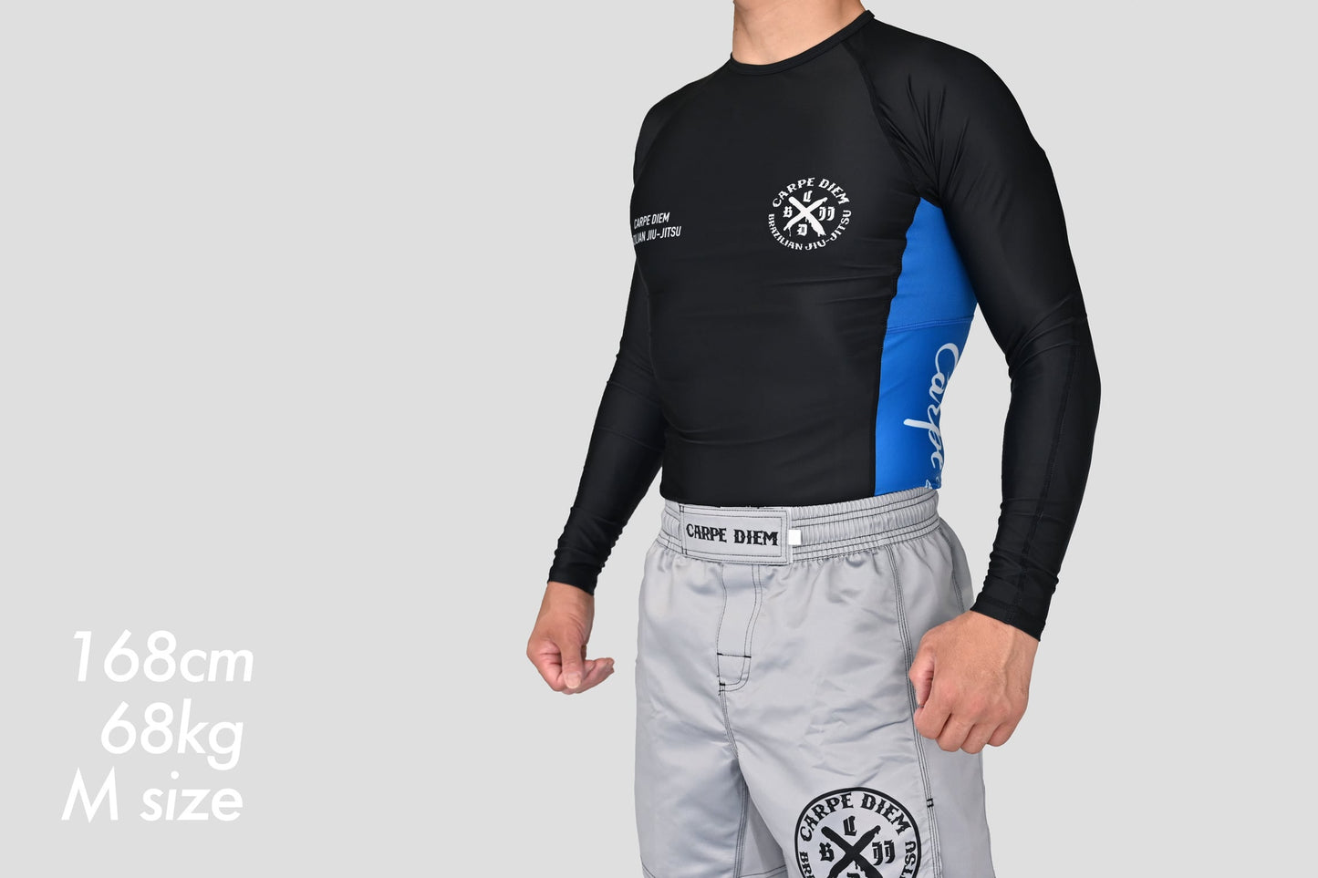 Ranked Rash Guard - Blue (Long Sleeve)