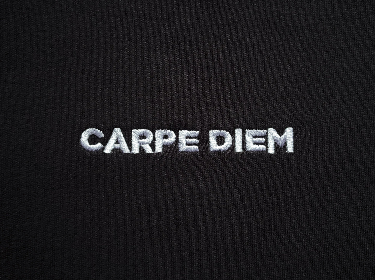 CARPE DIEM 8.2oz Sweat T-Shirt – Black