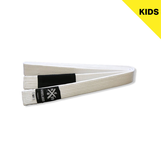 【KIDS】Logo Belt - White