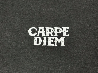 CARPE DIEM EMBROIDERY PANTS - Black