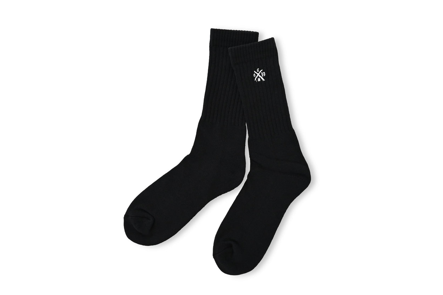 CREW SOCKS - Black 『NEW』