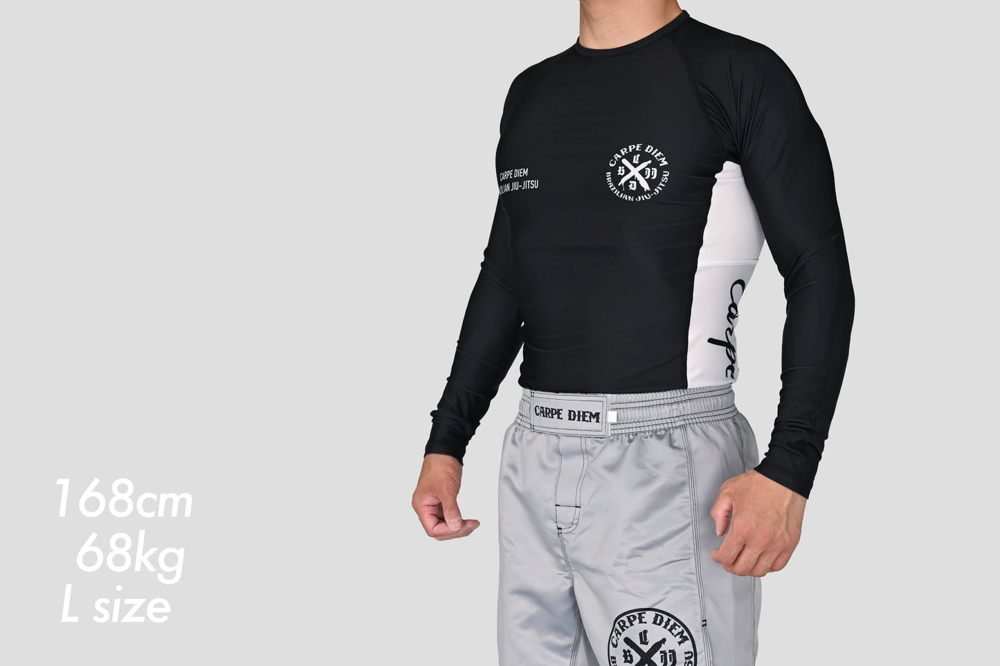 Ranked Rash Guard - White (Long Sleeve)