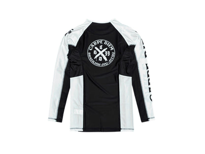 Ranked Rash Guard Ver.2 - White (Long Sleeve)