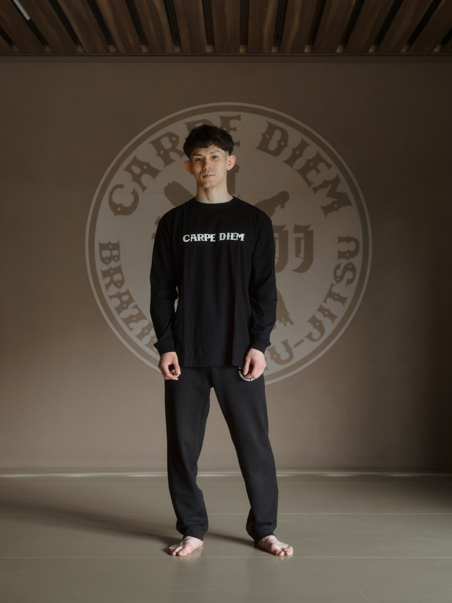 Logo Long-Sleeve T-shirt - Black【CD Standard】