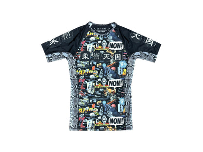 柔術天国 "Python" Short Sleeve Rash Guard