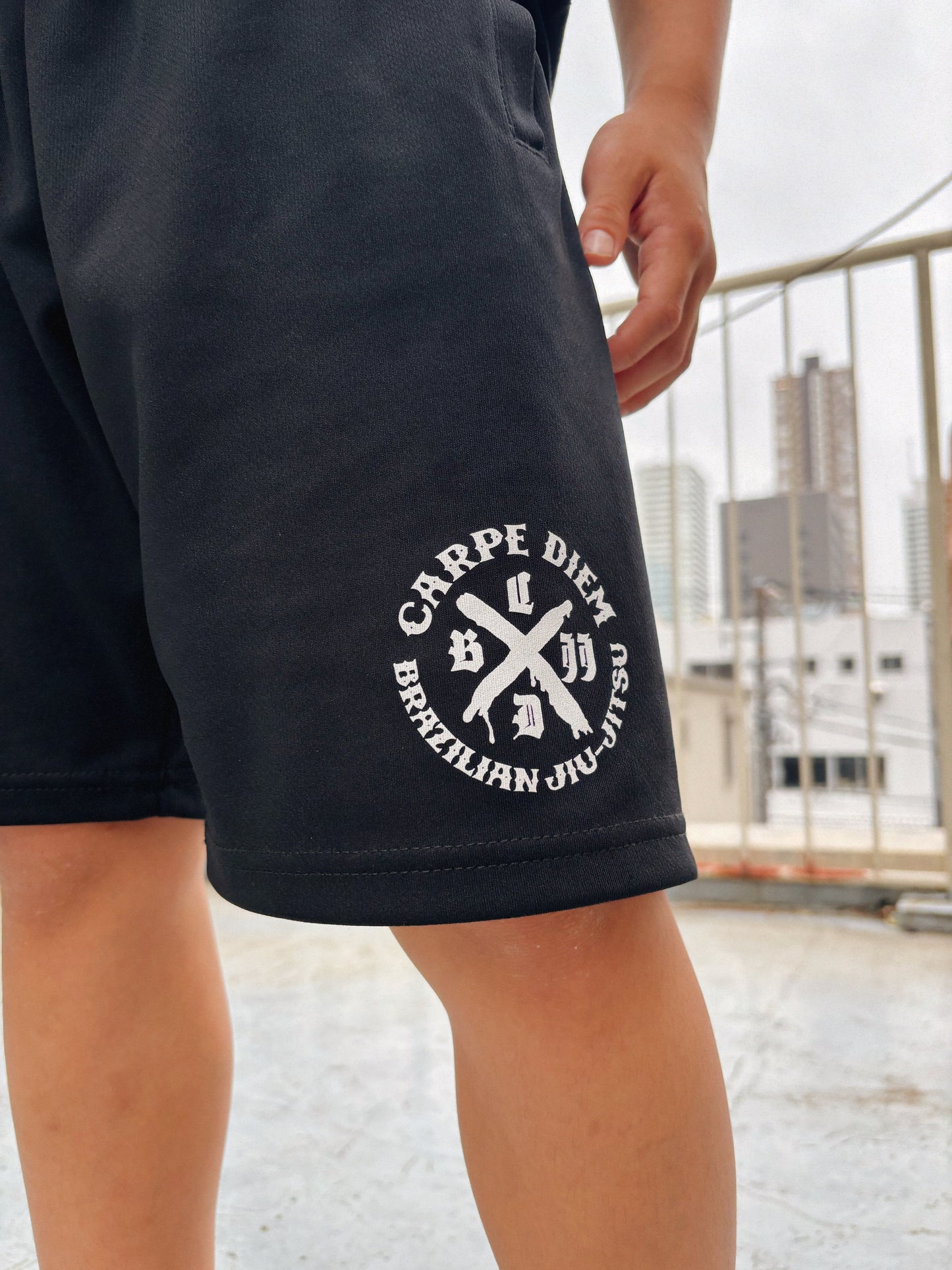 [KIDS] Logo Sweatshorts - Black [CD Standard]