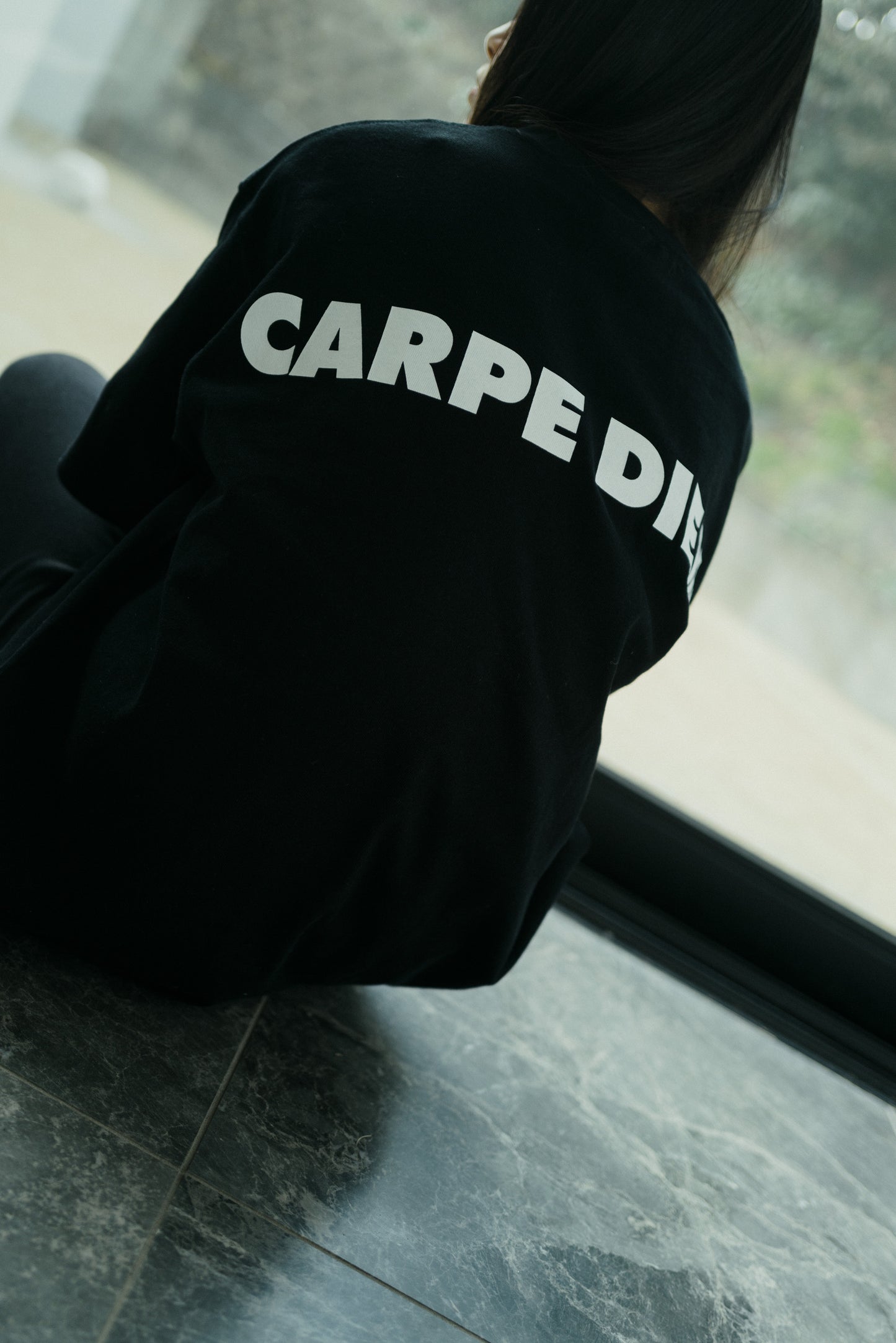 CARPE DIEM Super Heavy T-shirt - Black