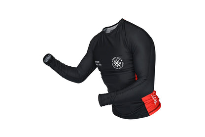 Ranked Rash Guard - Black (Long Sleeve)