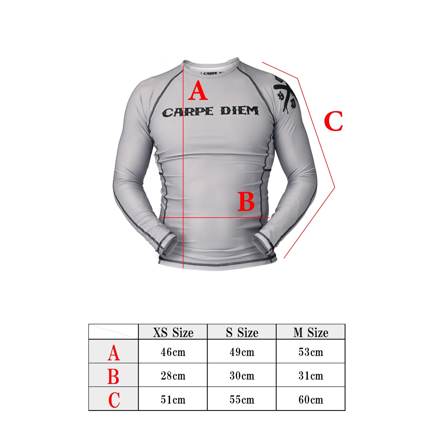 【KIDS】Long Sleeve Rash Guard - Gray