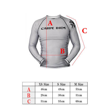 【KIDS】Long Sleeve Rash Guard - Gray