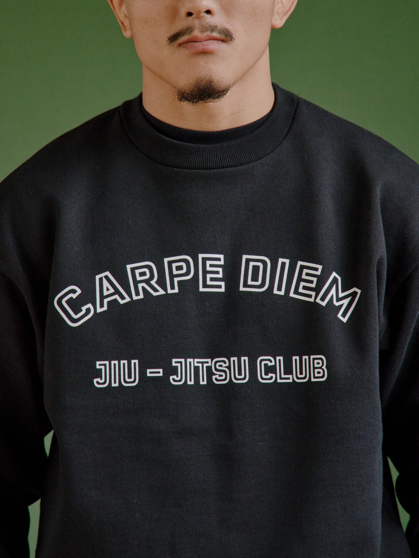 CARPE DIEM HEAVY SWEAT - Black【Premium】
