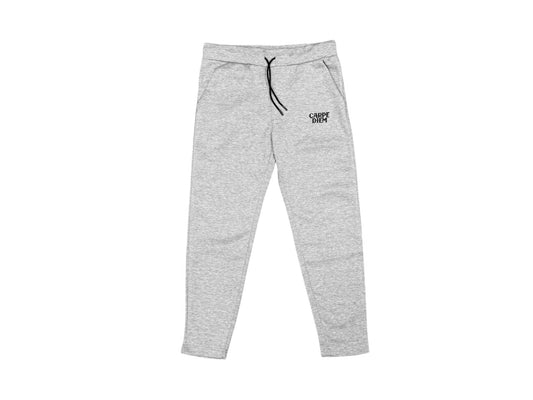 CARPE DIEM EMBROIDERY PANTS - Gray