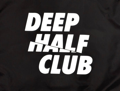 【10月2日金曜日12:00販売開始】DEEP HALF CLUB Coach Jacket  - Black