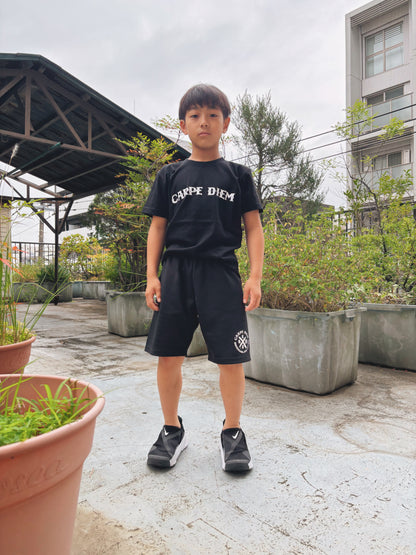 [KIDS] Logo Sweatshorts - Black [CD Standard]