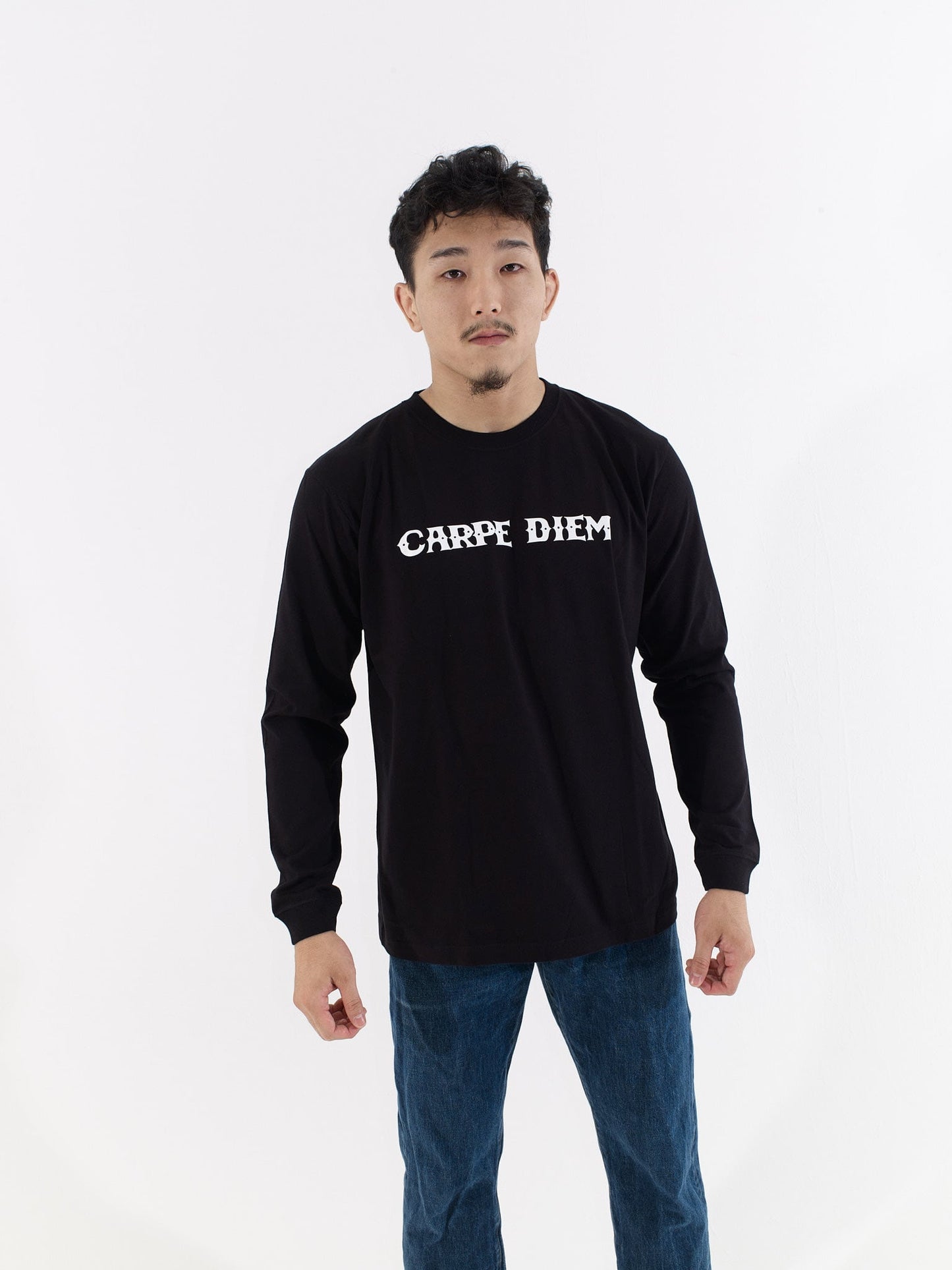 Logo Long-Sleeve T-shirt - Black【CD Standard】