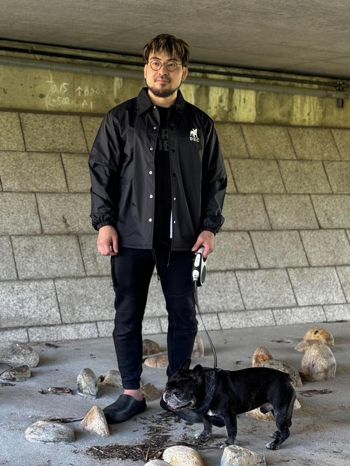 DEEP HALF CLUB Coach Jacket  - Black