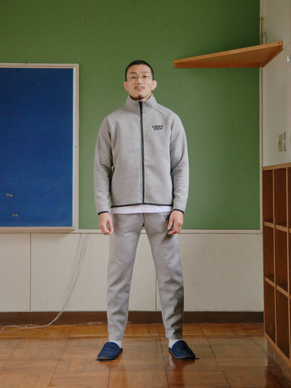 CARPE DIEM EMBROIDERY PANTS - Gray