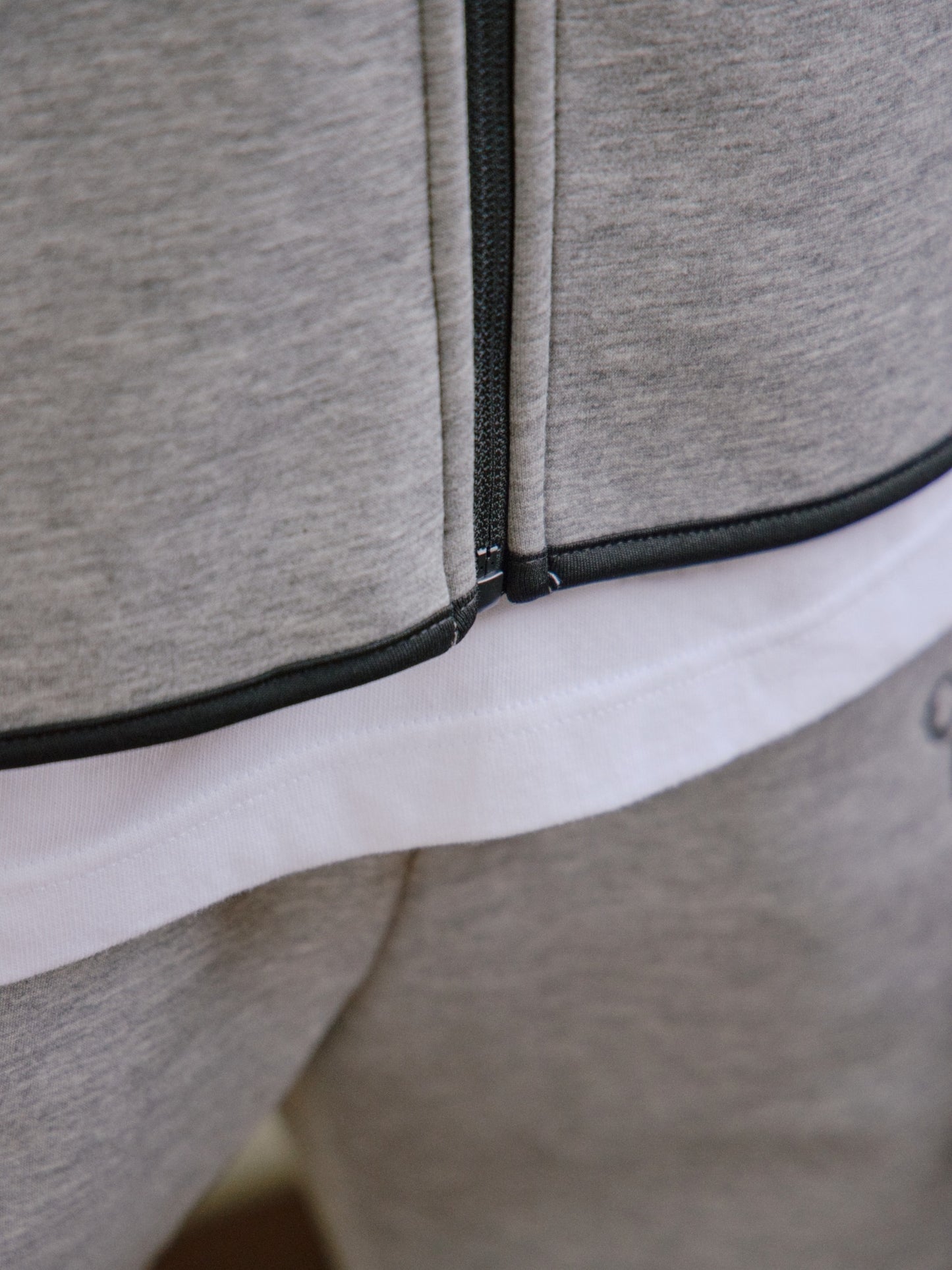 CARPE DIEM EMBROIDERY FULL-ZIP - Gray